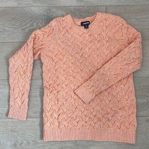 Lands' End Women's Sweater in Orange